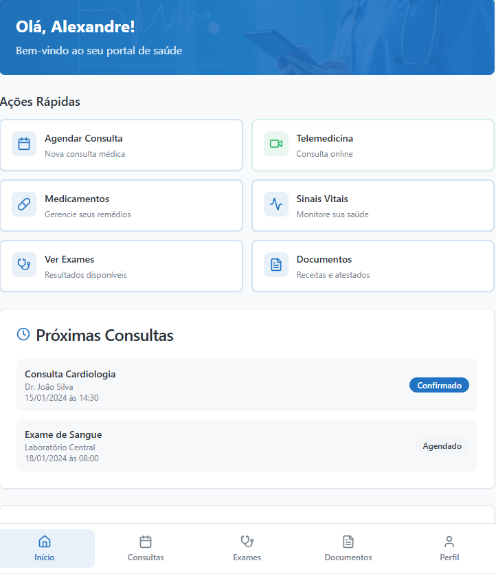 Portal de Saúde AM2Soluções