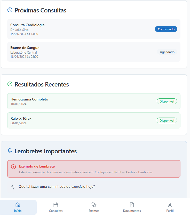 Gestão de Lembretes e Consultas